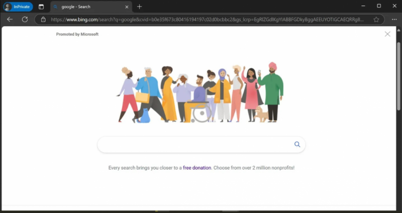 A Bing most egy új taktikát alkalmaz: Google-nek álcázza magát.